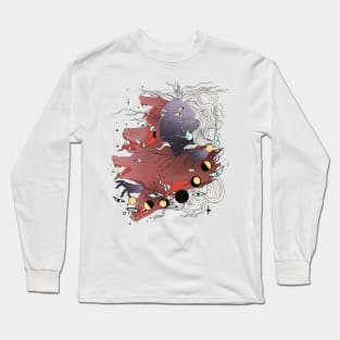 Witch With Wolves Long Sleeve T-Shirt